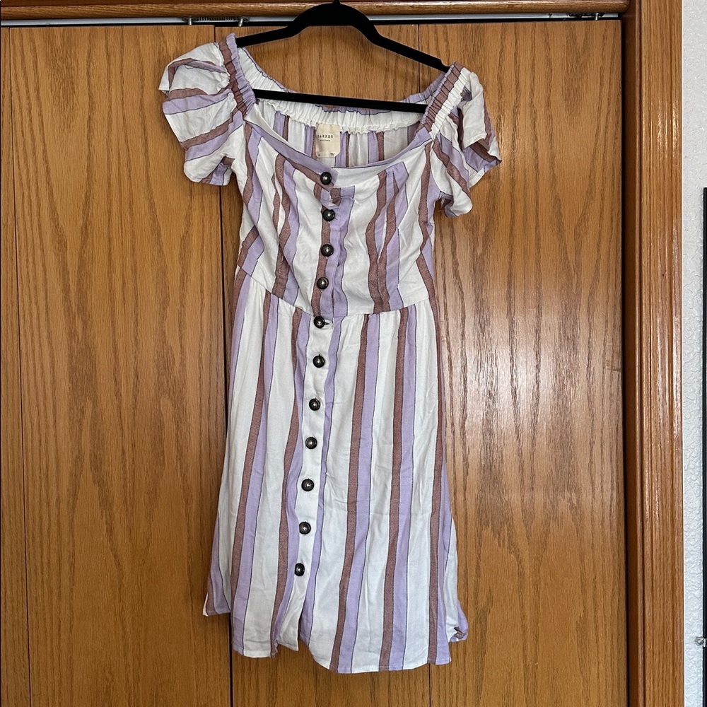Harper Heritage Women Dress Off Shoulder sz Med *